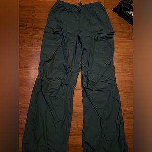 teal cargos, never worn